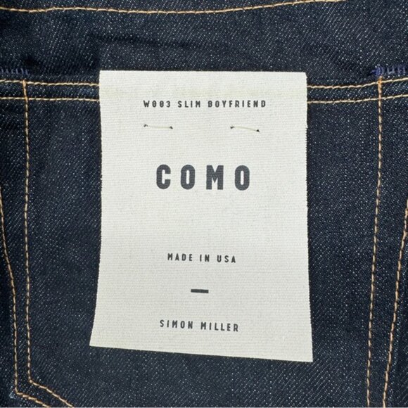 NWT Simon Miller W003 Como indigo slim boyfriend jeans raw hem - Picture 4 of 12